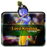 Krishna Playing Flute Live WP