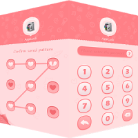 AppLock Theme Pink