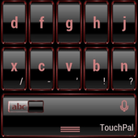 Keyboard Theme Frame Red