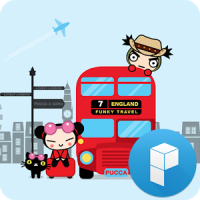 Pucca in London Launcher Theme