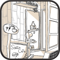 Sketch Cafe go launcher theme