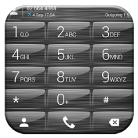 Dialer theme Brushed Glass