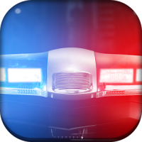 Police siren light & sound simulator