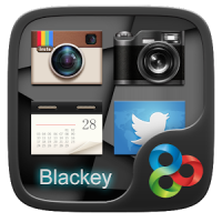 Blackey GO Launcher Theme