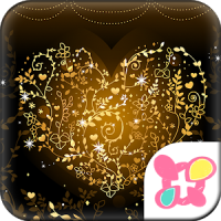 Heart Theme-Golden Vines-