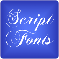 Script 2 Fonts for FlipFont®