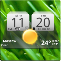 MIUI Digital Weather Clock