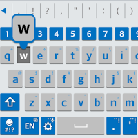 GreyBlue Keyboard LG THEME