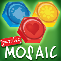 Pixel mosaic color by numbers for children