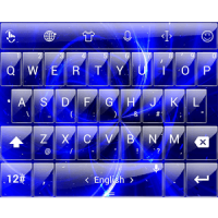 Keyboard Theme G Blue Galaxy