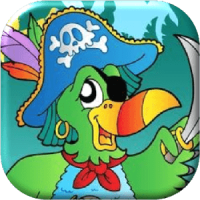 Pirate Parrot. Treasure hunt
