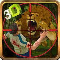 Sauvage Lion Chasse Sniper 3D