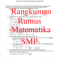 Rangkuman Rumus Matematika SMP