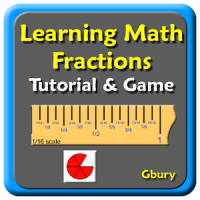 Math Fractions Tutorial & Game