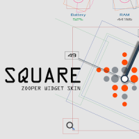 Square Zooper Widget Skin