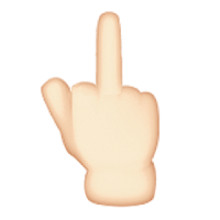 Middle Finger Emoji Free
