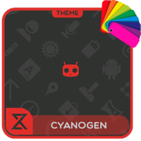 Тема XPERIEN™ -Cyanogen Red