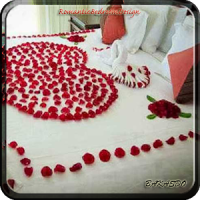 ロマンチックなベッドルームのデザイン