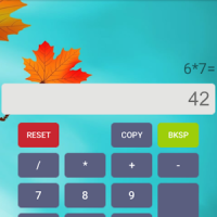 Autumn Calculator