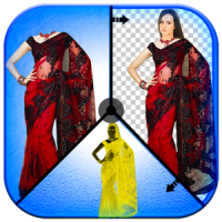 Woman Fancy Saree Photo Suit Editor