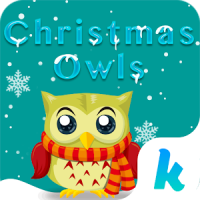 Christmas Owls Emoji Keyboard