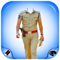 Men Police Suit Photo Editor - Men Police Dress