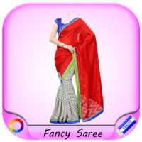 Woman Fancy Saree Photo Suit Montage