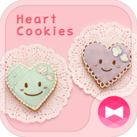 Fondos e iconos　Heart Cookies
