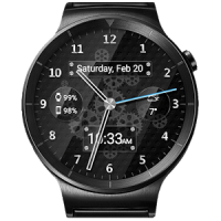 Black Glass HD Watch Face Widget & Live Wallpaper
