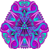 Mandala: Coloring for adults