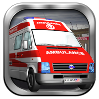 救急車の3D車のゲーム