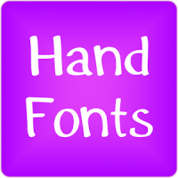 Hand Fonts para FlipFont livre