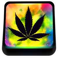 Colored Rasta Weed Keyboard