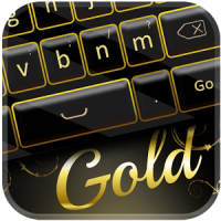 Elegant Gold Keyboard