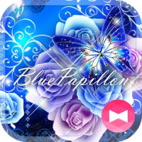 Thèmes gratuits★Blue Papillon