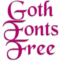 Goth Fonts for FlipFont free