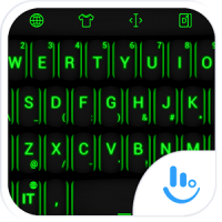Keyboard Theme Neon Green