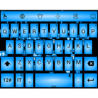 Keyboard Theme Led Blue