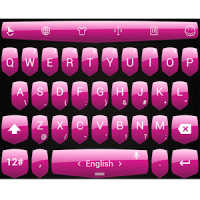 Keyboard Theme Shield Pink
