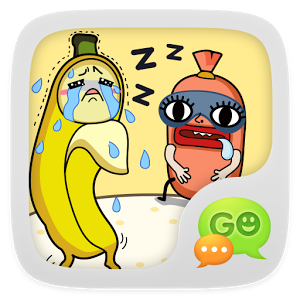 GO SMS Pro Bobo&Banana Sticker