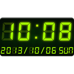 LED clock widget -Me Clock