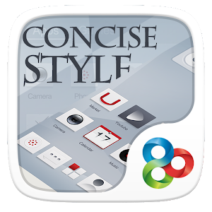 Concise Style GOLauncher Theme