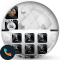 Black White Gems Dialer Theme