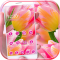 Pink flower wallpaper Theme