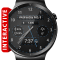 Black Leather HD WatchFace Widget & Live Wallpaper