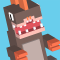 Blocky Jumping Run Avoid Shark