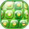 Green Emoji Keyboard Themes