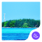 Summer sea cool round icon -APUS Launcher theme