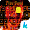 Fire Soul Skull Keyboard Theme