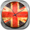 UK Flag Clock